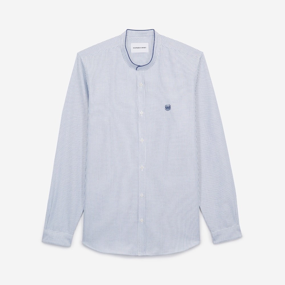 The Kooples - Striped Blue Shirt  size Medium NWT